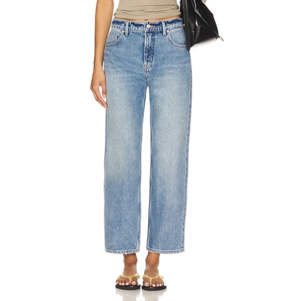 Good American Good Standard Straight Jeans in Indigo1027 NWT Sz: 4